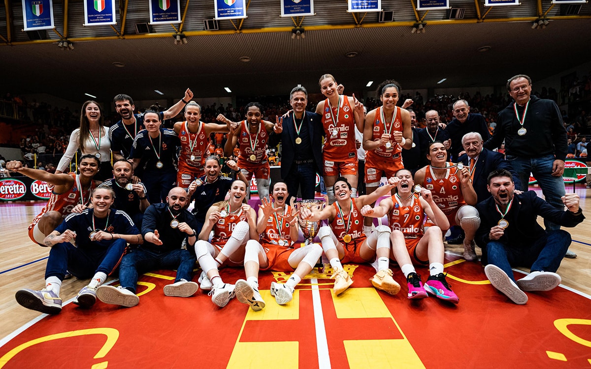 Le ragazze del Famila Wuber Schio sono Campionesse d'italia 2025